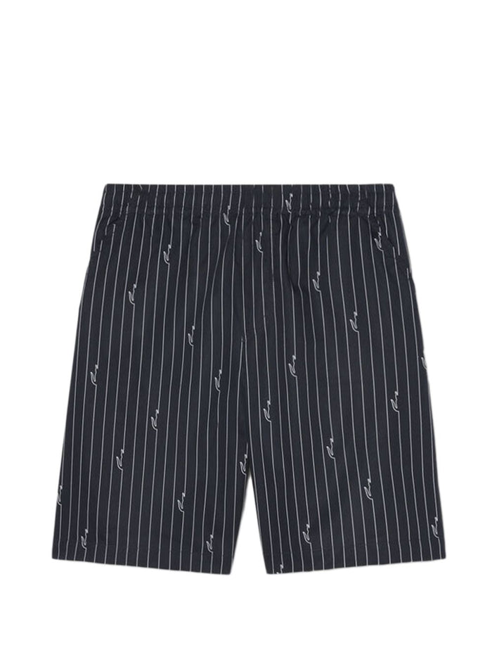 crocodile-print shorts