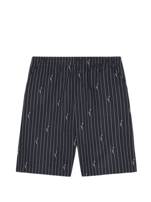 crocodile-print shorts