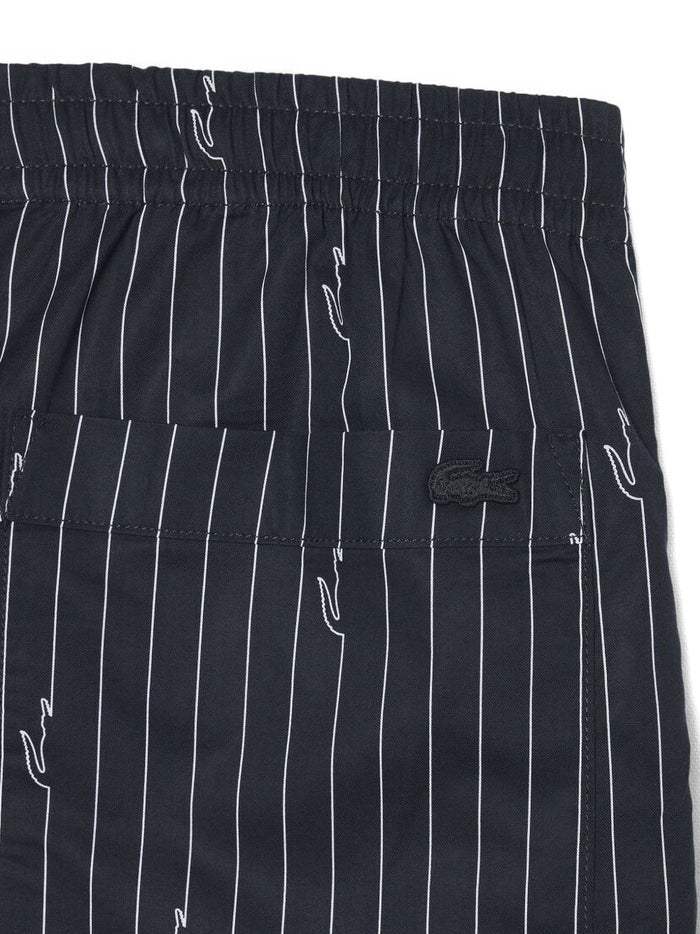 crocodile-print shorts