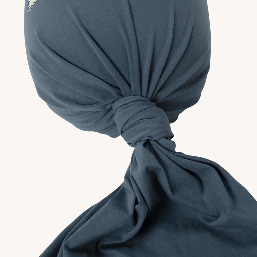 Cushy Puff Pregnancy Pillow Cover - Stone Blue