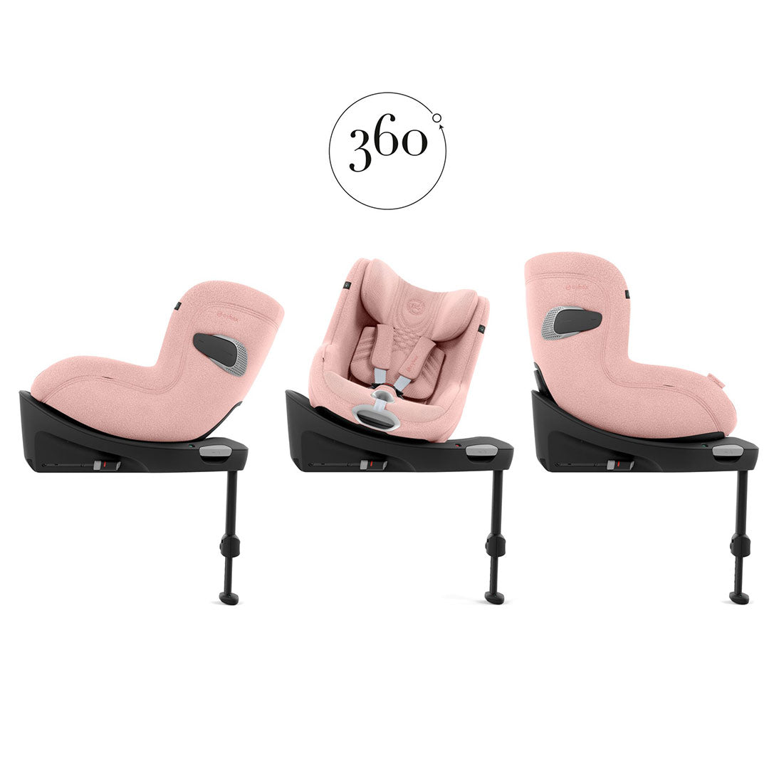 CYBEX Sirona Ti i-Size Plus Car Seat - Peach Pink