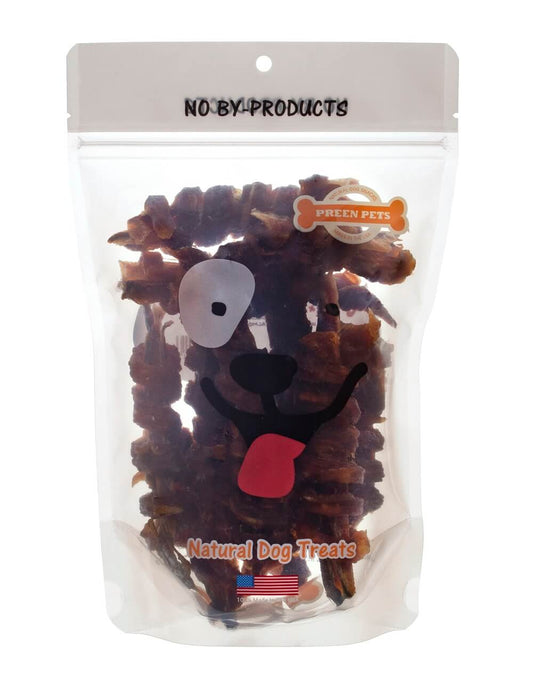 Preen Pets - Wild Alaskan Salmon & Sirloin Beef Twists – Fish Dog Treats