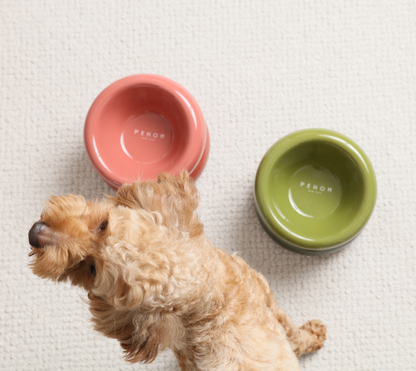 PEHOM - Soufflé Pet Bowl - Rose Pink
