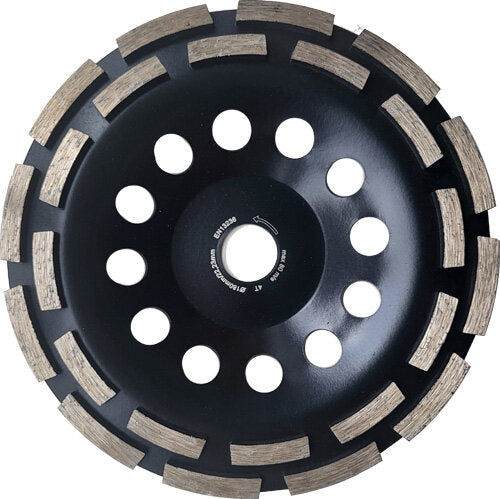 Diamond Cup Grinder Double Row – 180mm