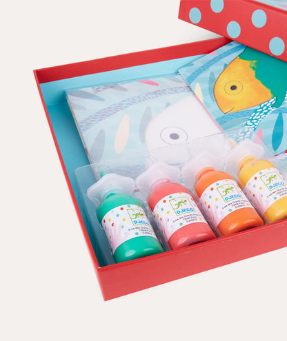 Djeco Easy Clean Painting Set Animals