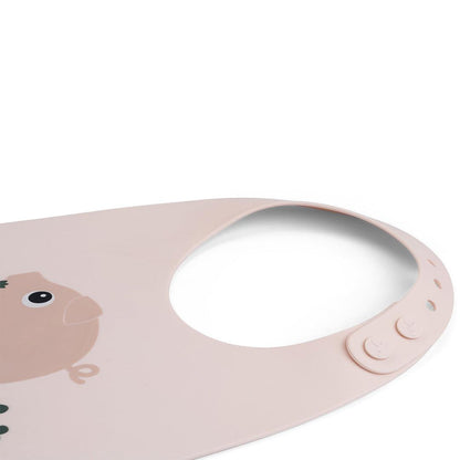 Done By Deer Silicone Bib - Pigee Powder