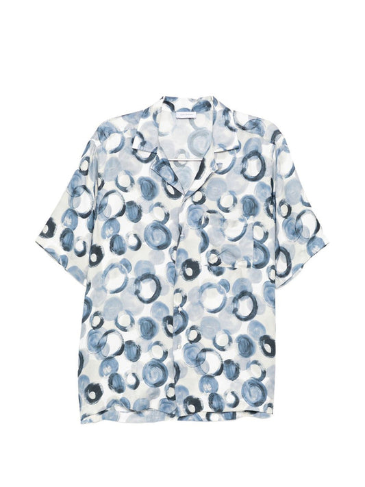 dot-print shirt