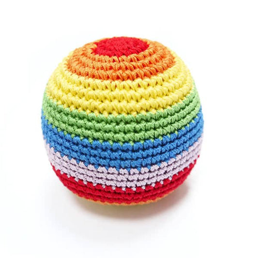 Dogo Pet Rainbow Ball Crochet Toy