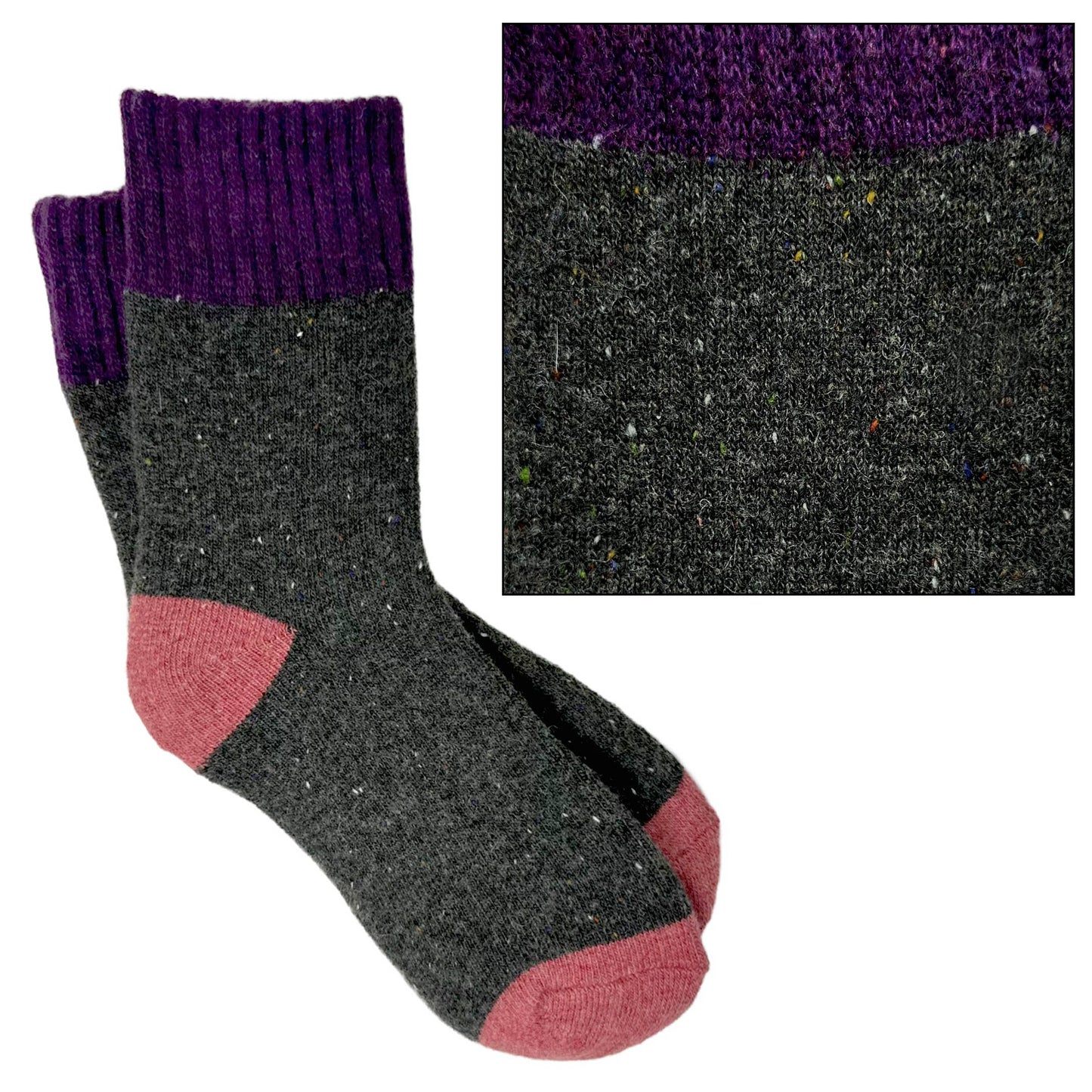 Camila Cozy Knit Colorblock Socks