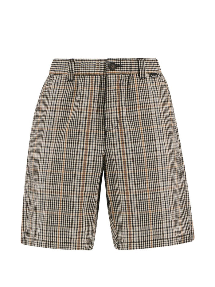Fife checked shorts