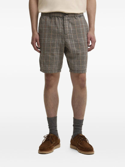 Fife checked shorts