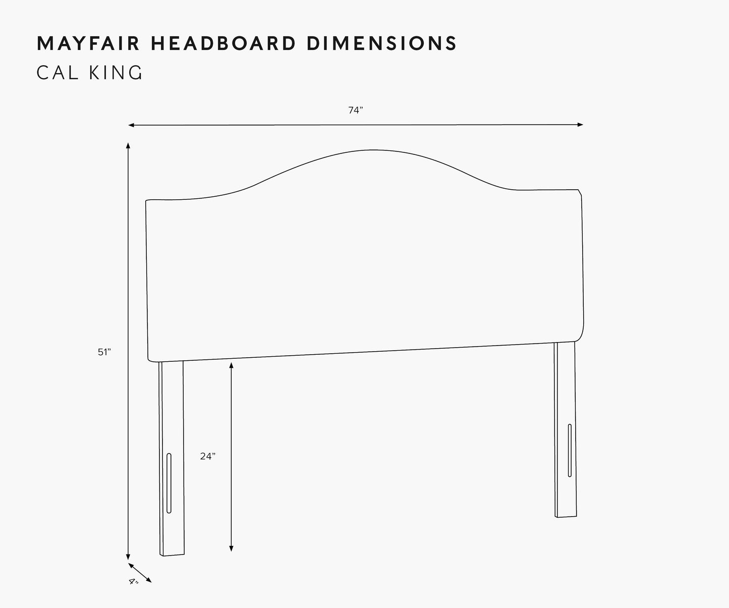 Mayfair Headboard - Willowberry