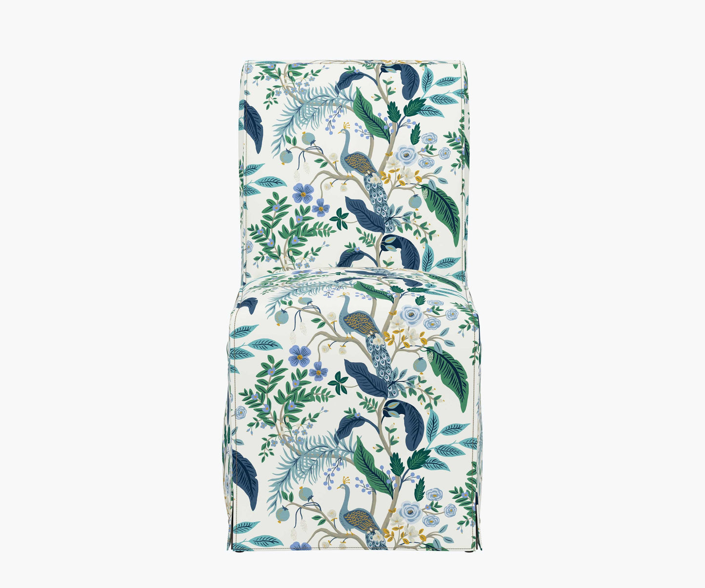 Frances Slipcover Dining Chair - Peacock