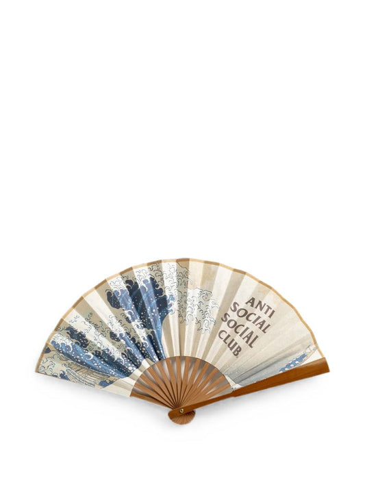 Great Wall graphic-print folding fan