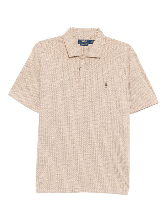 logo-embroidered polo shirt