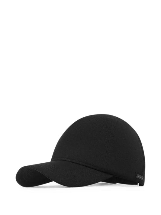 logo-plaque baseball cap
