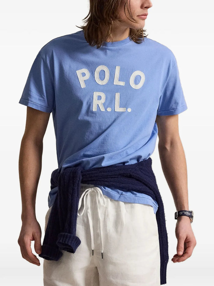 logo-print cotton T-shirt