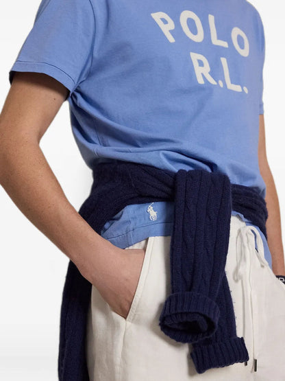logo-print cotton T-shirt