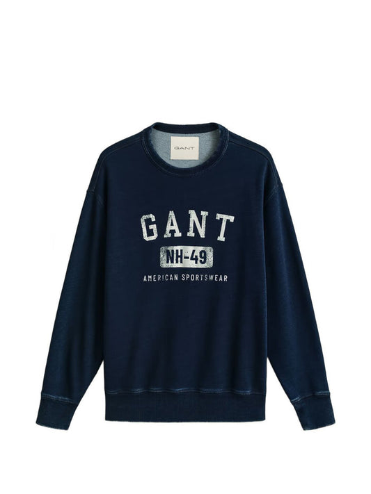 logo-print crew-neck sweatshirt