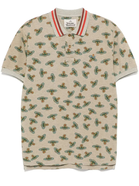 Logo Print Polo Shirt