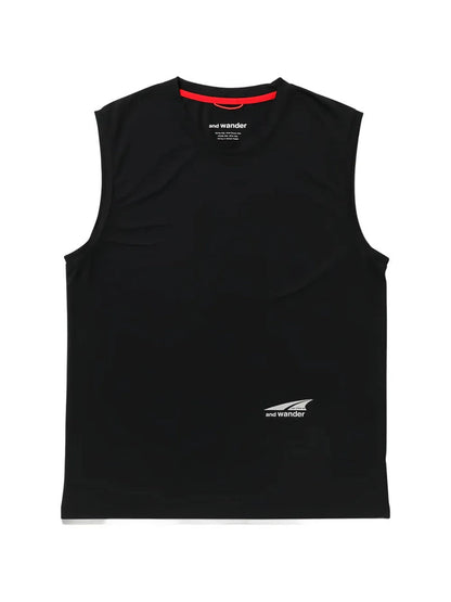 logo-print sleeveless T-shirt