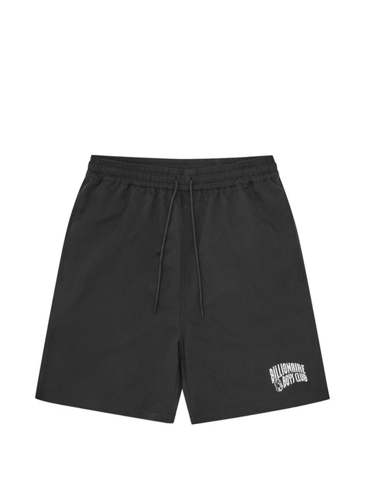 logo-print track shorts