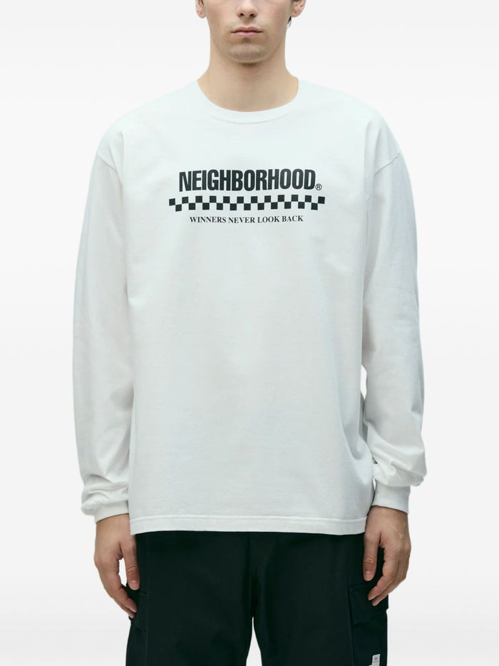 long-sleeve crew-neck T-shirt