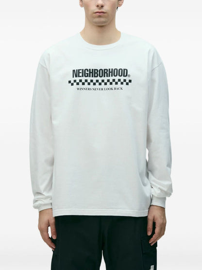 long-sleeve crew-neck T-shirt