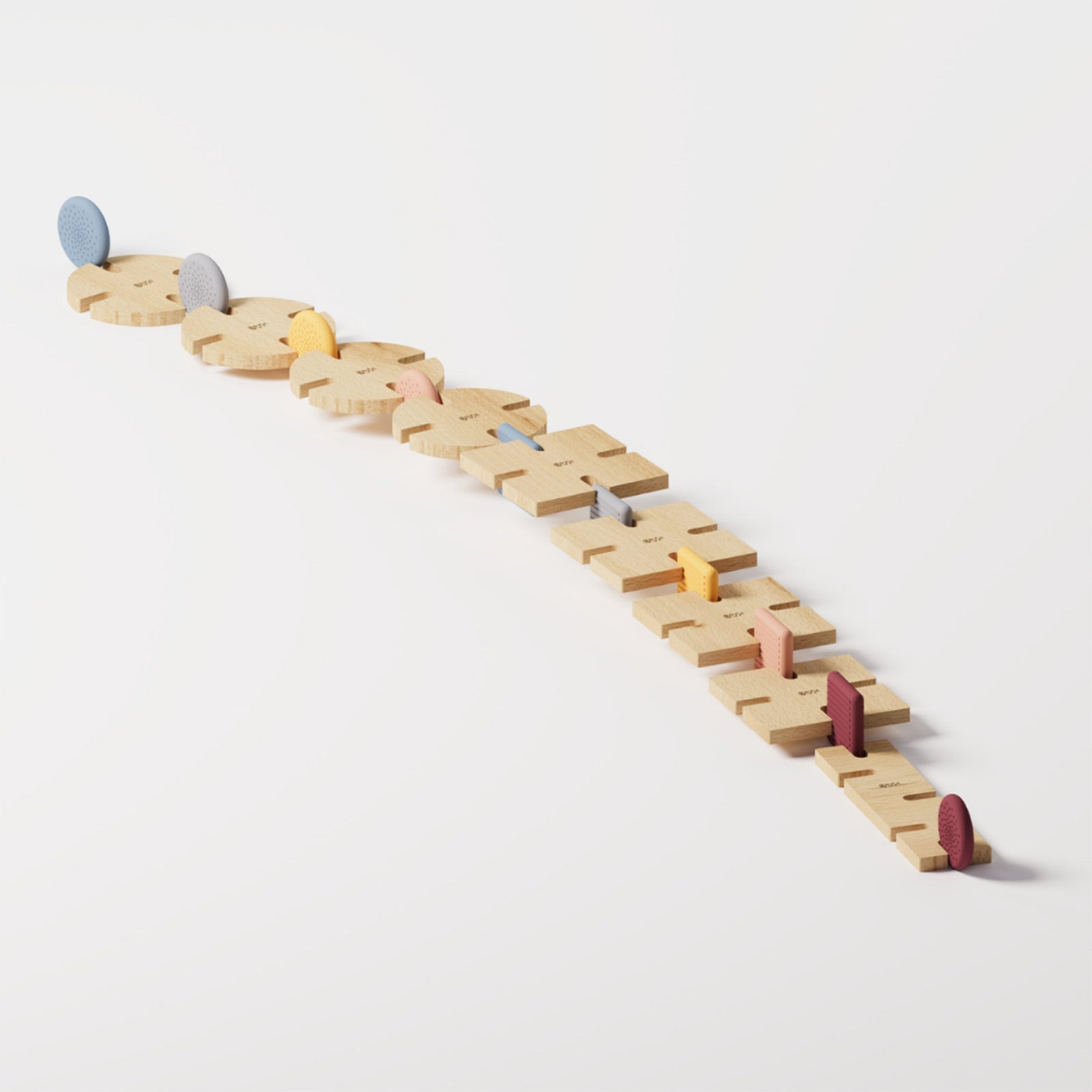 Bavvic Wooden Mini Set 19 pieces