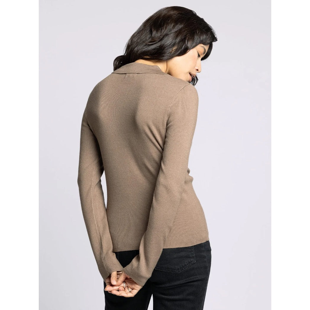 THREAD & SUPPLY - PAMELA SWEATER | HEATHER BROWN