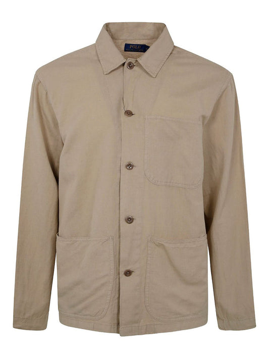 patch-pocket shirt
