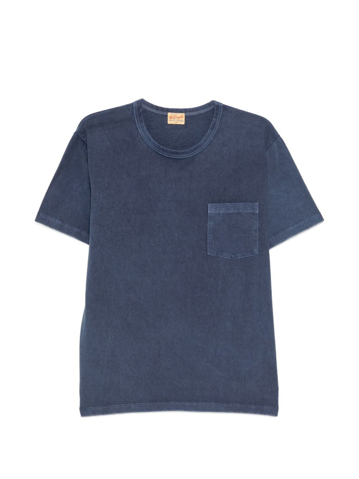 patch-pocket washed T-shirt