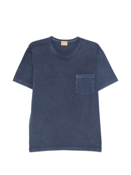 patch-pocket washed T-shirt