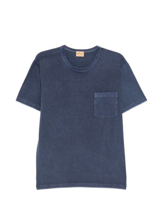 patch-pocket washed T-shirt