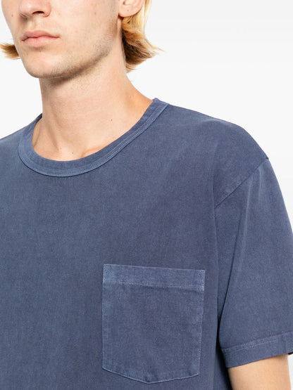 patch-pocket washed T-shirt