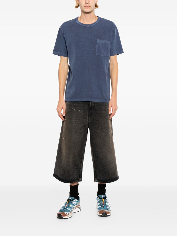 patch-pocket washed T-shirt