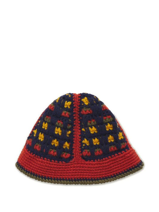 patterned bucket hat