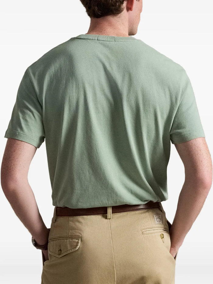 Pony-embroidered jersey T-shirt