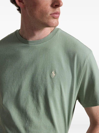 Pony-embroidered jersey T-shirt