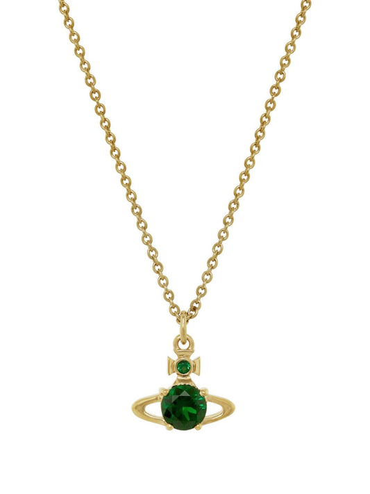 Reina orb-pendant necklace