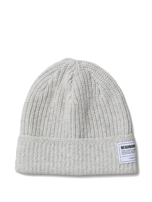 ribbed beanie hat