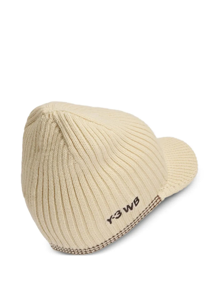ribbed-knit Y-3 beanie hat