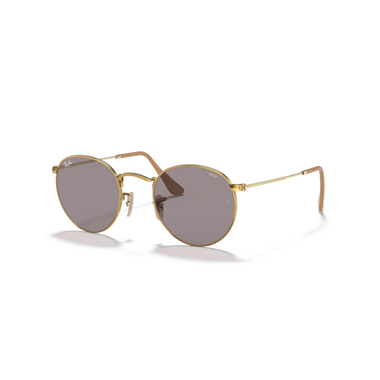 RAYBAN - ROUND METAL | Arista w/ Photochromic Evolve Grey