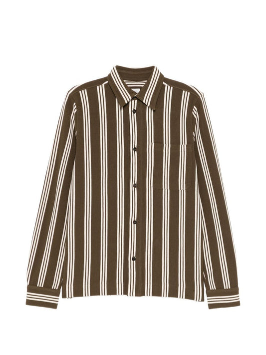 striped pocket shirt