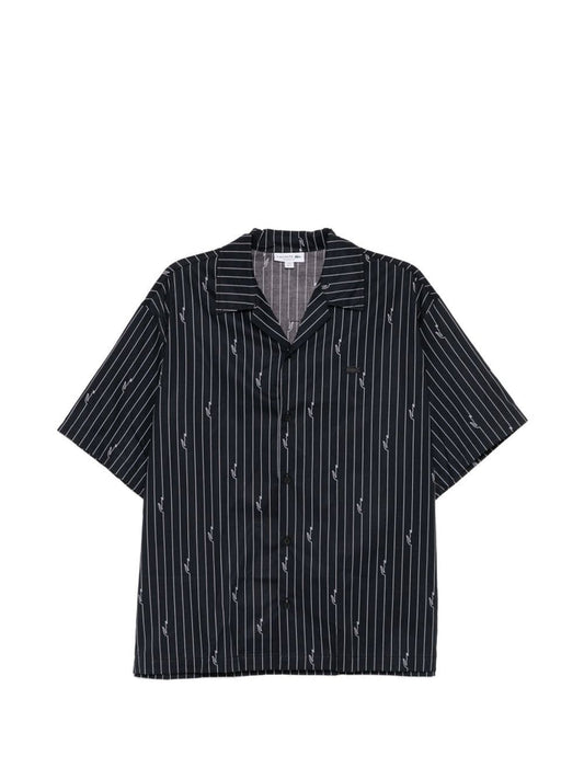 striped twill shirt