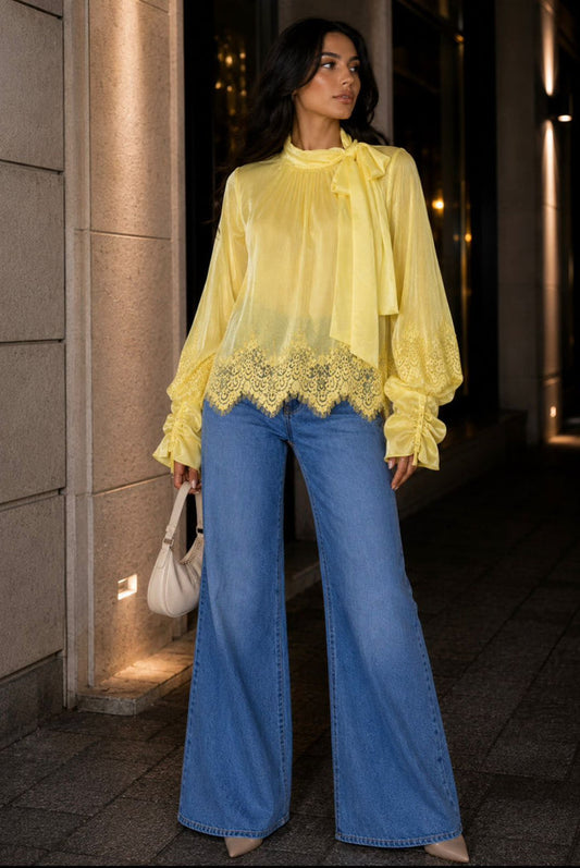 Tencel Lace top