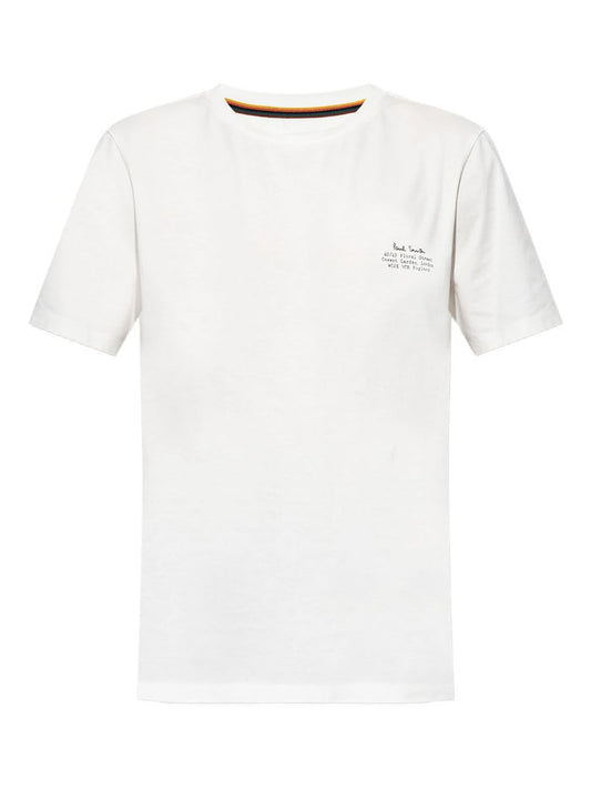 text-embroidered crew-neck T-shirt