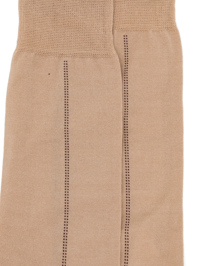 Tonal-Stitching Socks