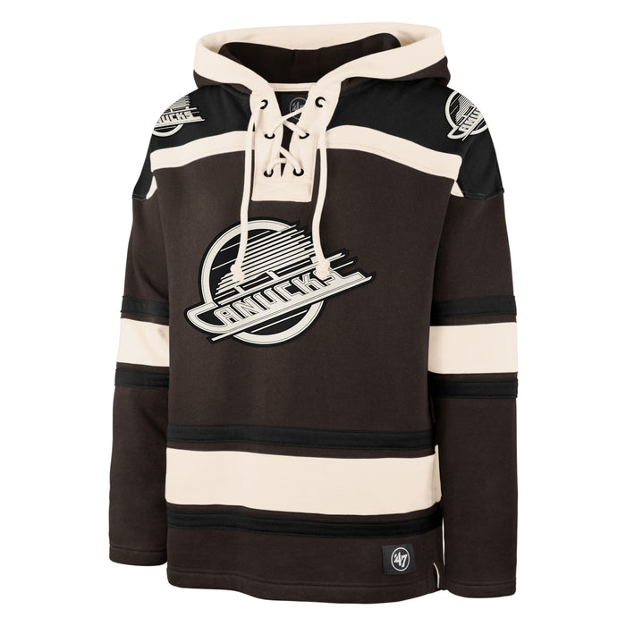 Vancouver Canucks Dark Chocolate '47 LACER