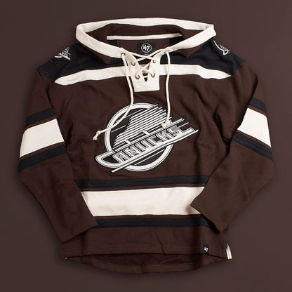 Vancouver Canucks Dark Chocolate '47 LACER